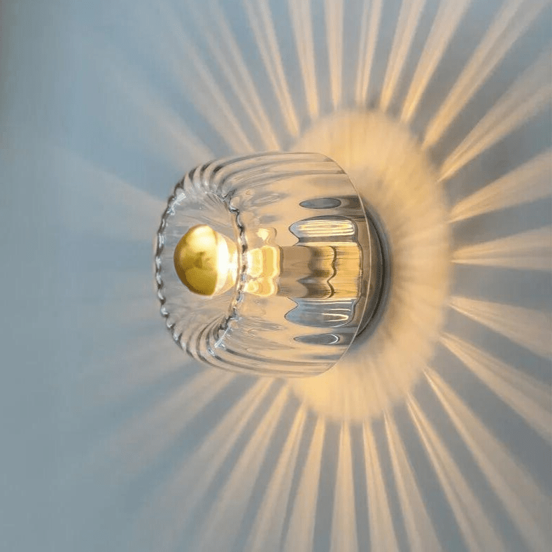 Nordhaus | Minimalistische Scandinavische Wandlamp – Glas & Metaal | Moderne Sfeerverlichting
