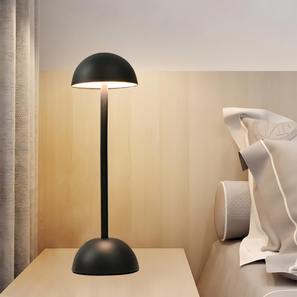 MushroomGlow Paddenstoel Tafellamp | Draadloze LED Lamp met Touchbediening & Minimalistisch Design