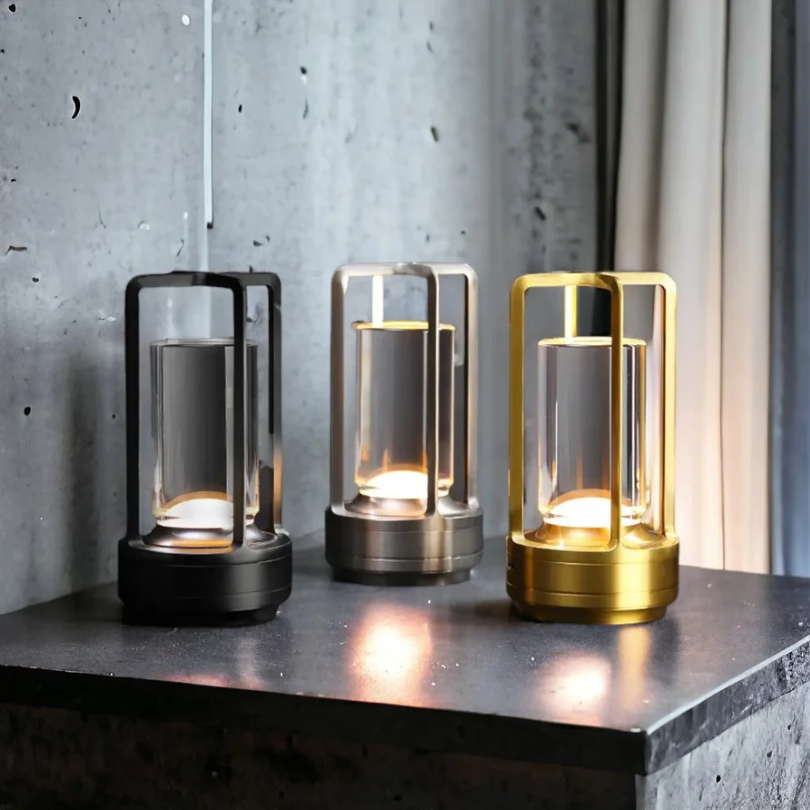 NordicaGlow | Scandinavische Draadloze LED Tafellamp