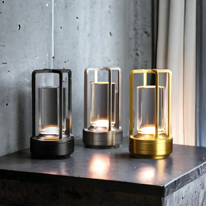 NordicaGlow | Scandinavische Draadloze LED Tafellamp