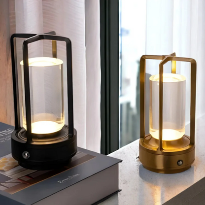 NordicaGlow | Scandinavische Draadloze LED Tafellamp