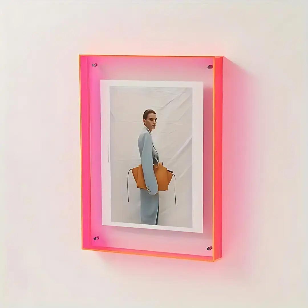 Deryl | Neon Transparent Fotoframe