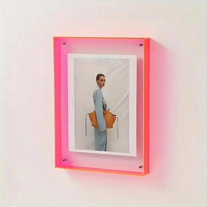 Deryl | Neon Transparent Fotoframe