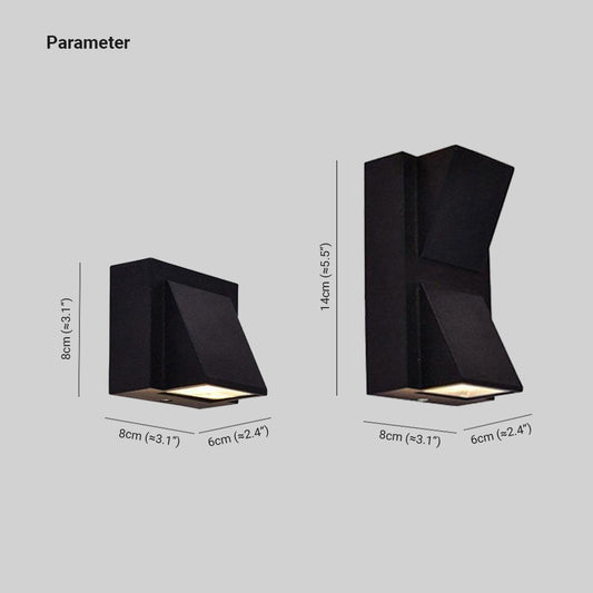 ShadowGuard | Geometrische buitenwandlamp