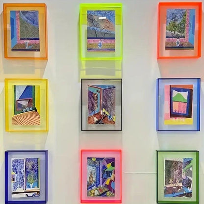 Deryl | Neon Transparent Fotoframe