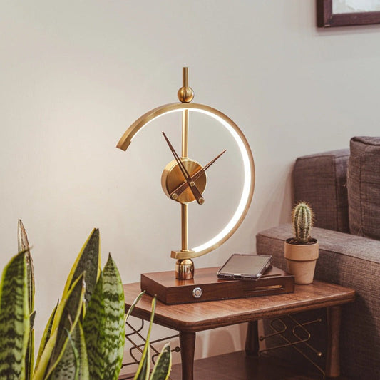 ZenClock | Multifunctionele tafellamp met klok en oplaadfunctie