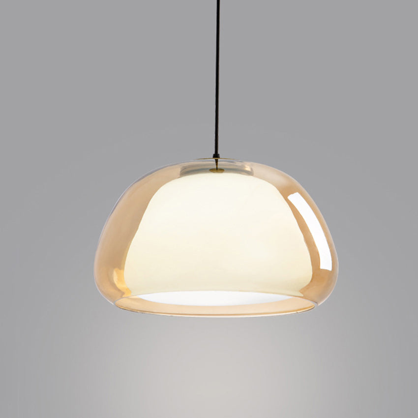 Moderne melkglas gelei hanglamp