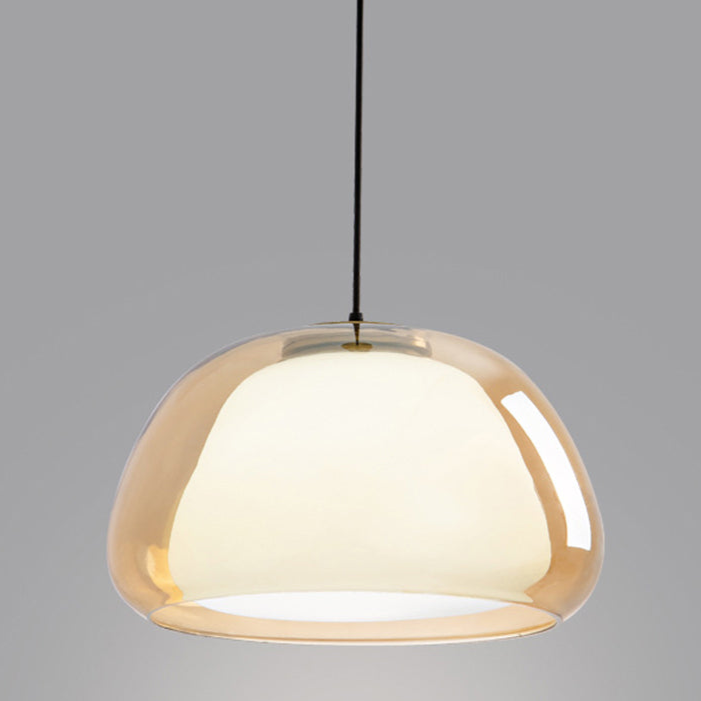 Moderne melkglas gelei hanglamp