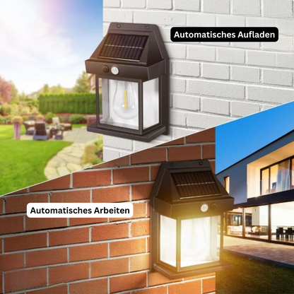 SunLume| Moderne & luxe wandlamp op zonne-energie