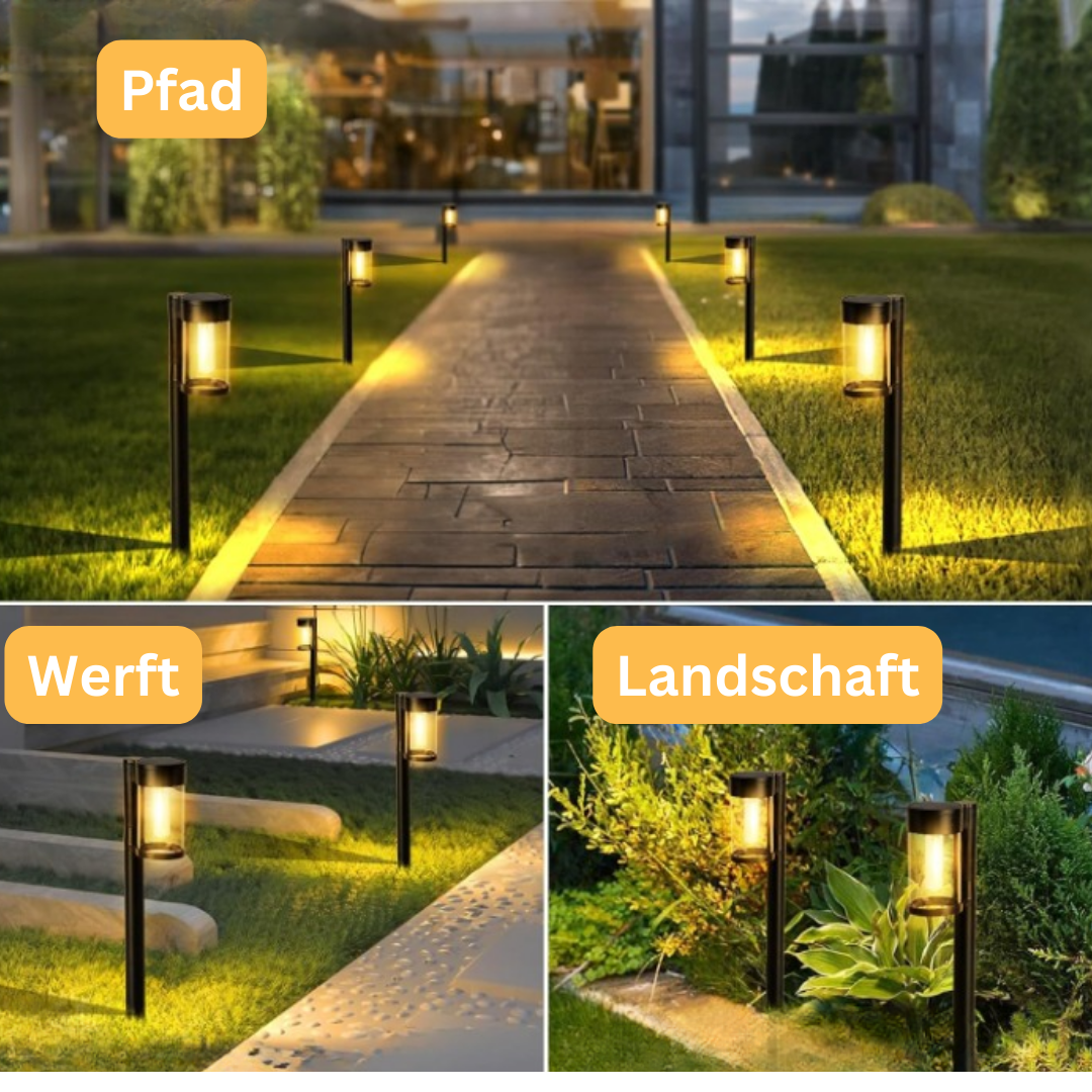 AuraGlow | Moderne en luxueuze verlichting op zonne-energie voor paden