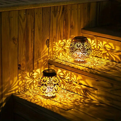 LunaLush | Retro & Elegante Zonnetuinlantaarn