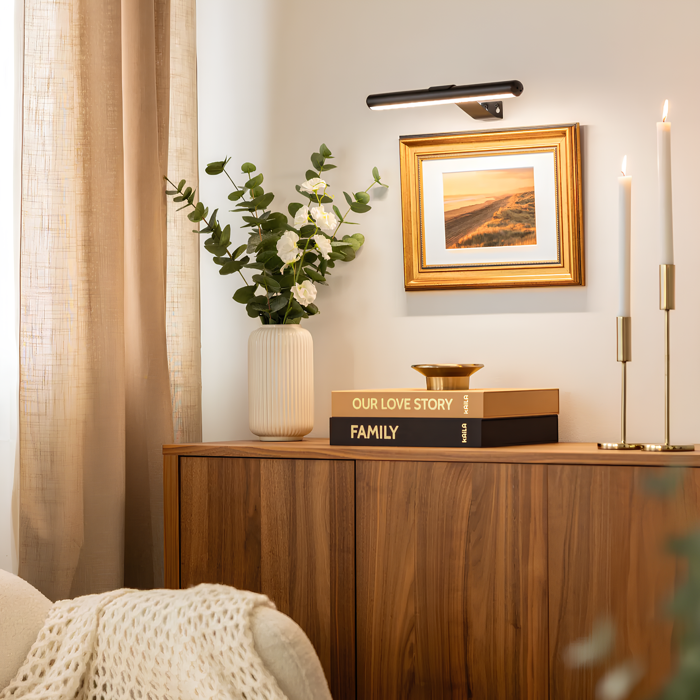 Wandlamp zonder snoer