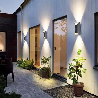 Buiten Waterdichte LED Aluminium Wandlamp