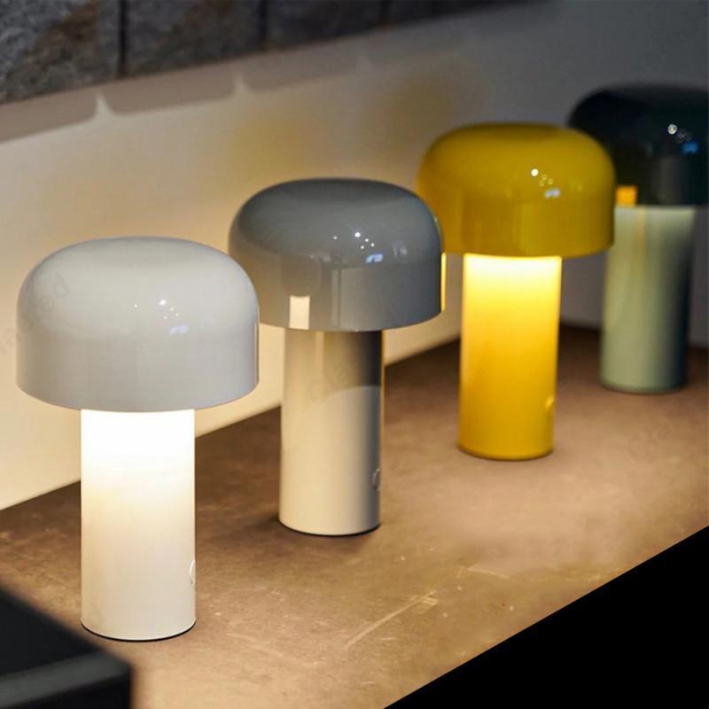 Compacte LED paddestoellamp | Sfeervolle tafellamp voor elke hoek