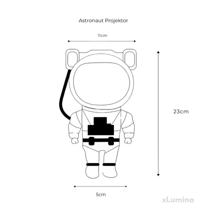 Astronaut sterrenhemel projectorlamp