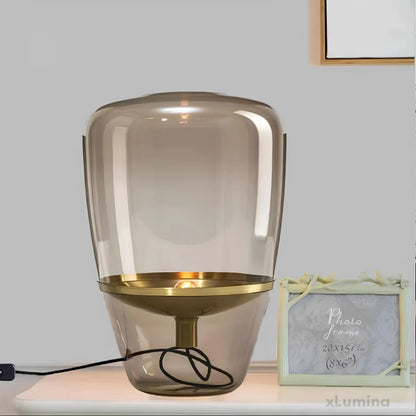 van glas voor de woonkamer - tafellamp met elegante binnenverlichting