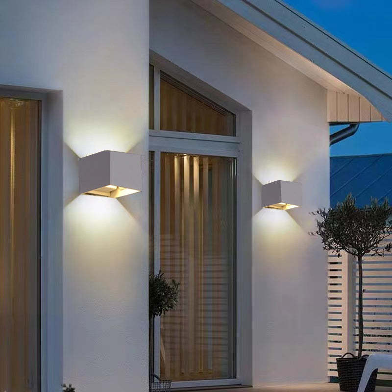 Moderne Aluminium Waterdichte LED Wandlamp Buiten Binnen Gebruik