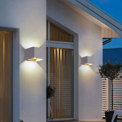 Moderne Aluminium Waterdichte LED Wandlamp Buiten Binnen Gebruik