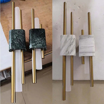 RadiantStone | Sofistikeret Marmer Væglamp