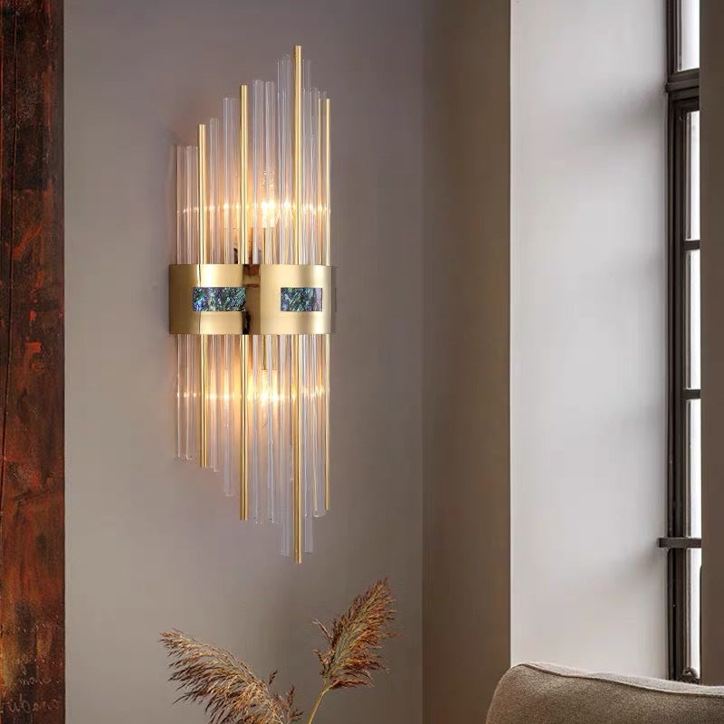 GleamTower | Luxe gouden wandlamp
