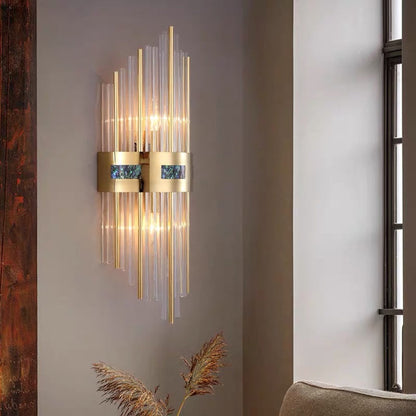 GleamTower | Luxe gouden wandlamp