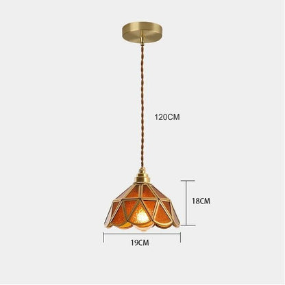 Glas in lood hanglamp