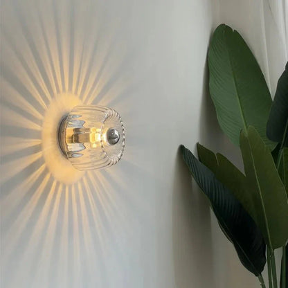 Nordhaus | Minimalistische Scandinavische Wandlamp – Glas & Metaal | Moderne Sfeerverlichting