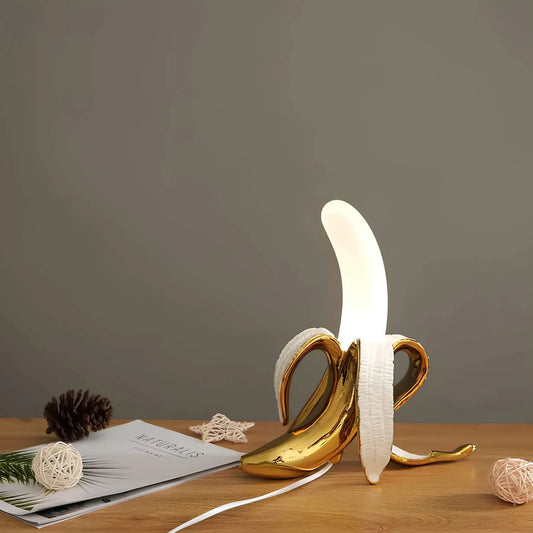 BananaShine - Moderne bananen tafellamp