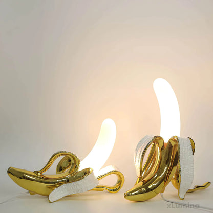 BananaShine - Moderne bananen tafellamp