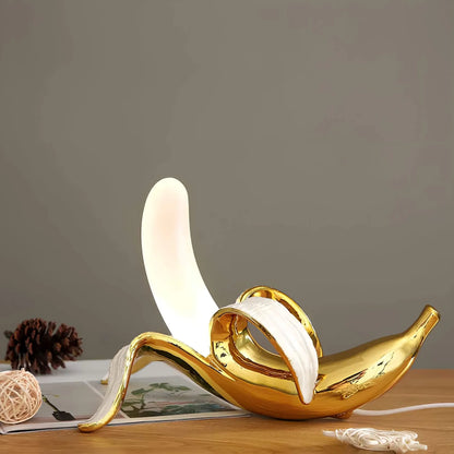 BananaShine - Moderne bananen tafellamp