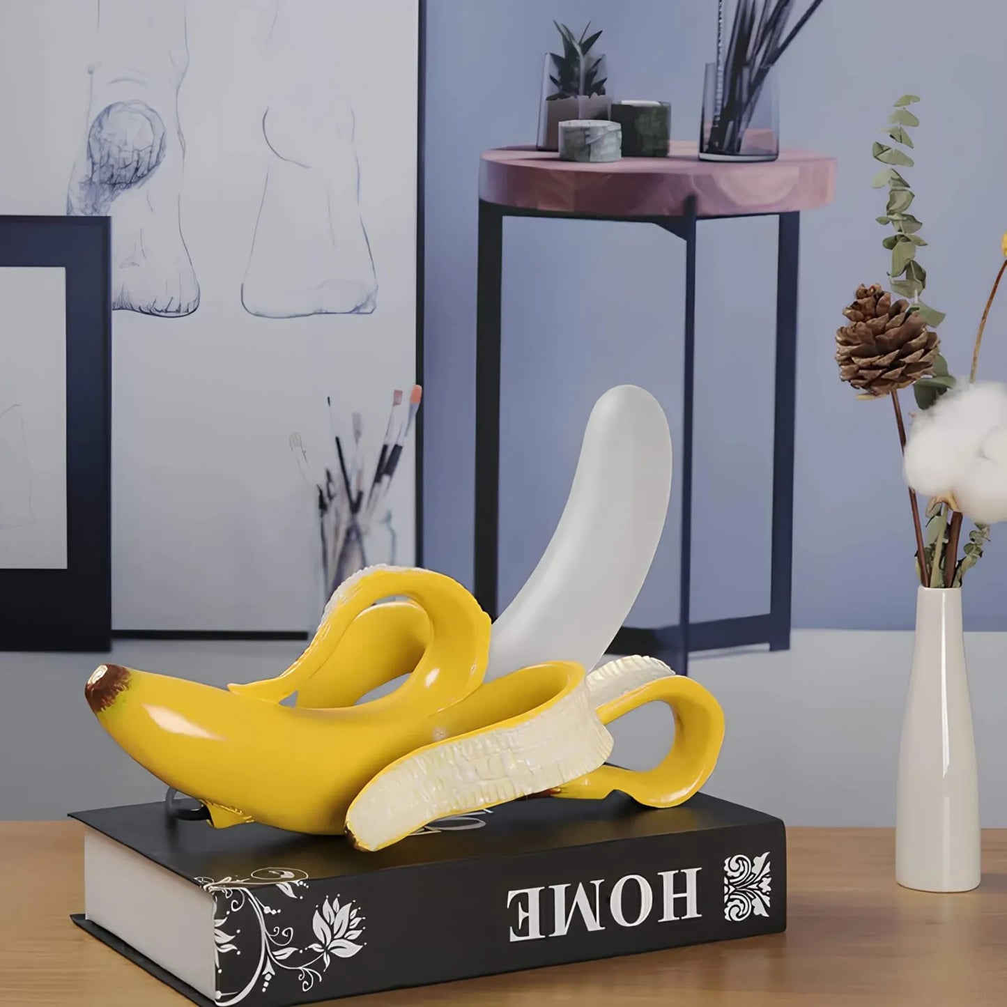 BananaShine - Moderne bananen tafellamp