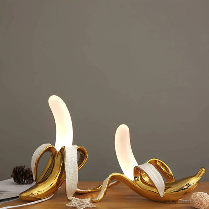 BananaShine - Moderne bananen tafellamp
