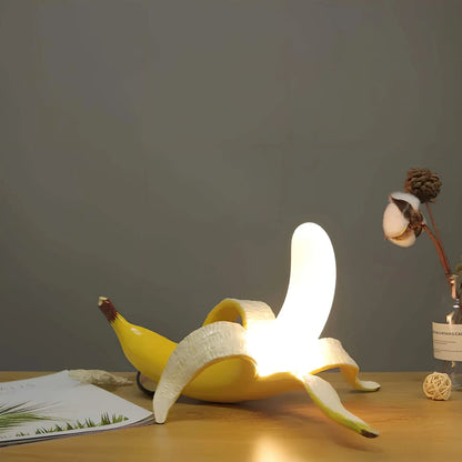 BananaShine - Moderne bananen tafellamp