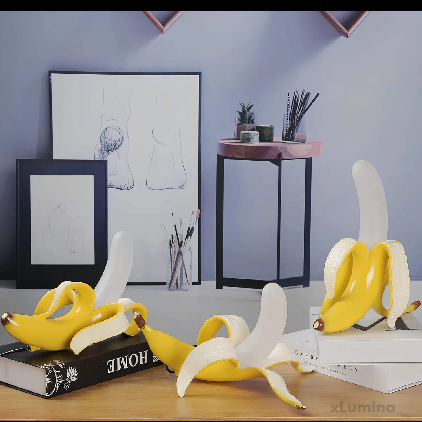 BananaShine - Moderne bananen tafellamp