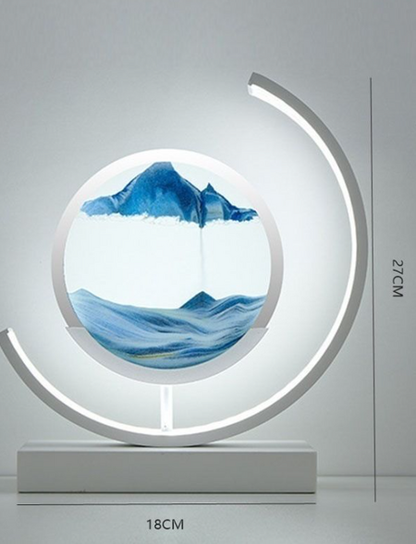 SandGlow | Fascinerende zandlandschap lamp