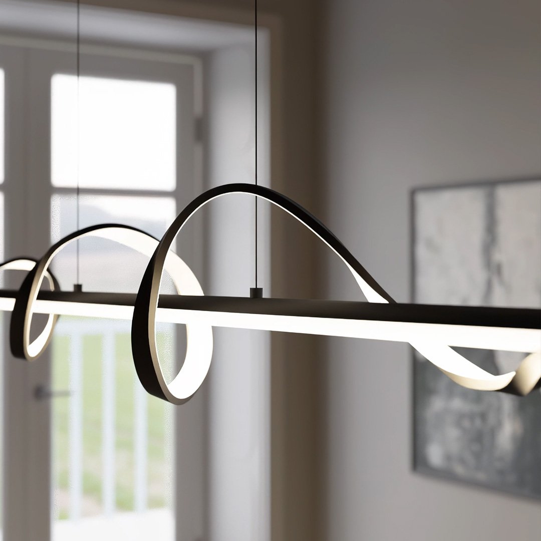 Clarion - Moderne Hanglamp van Glas