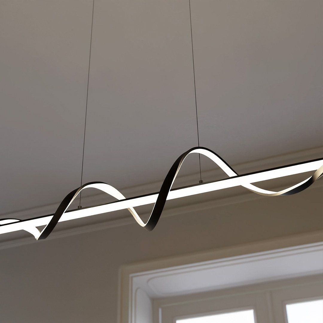 Clarion - Moderne Hanglamp van Glas