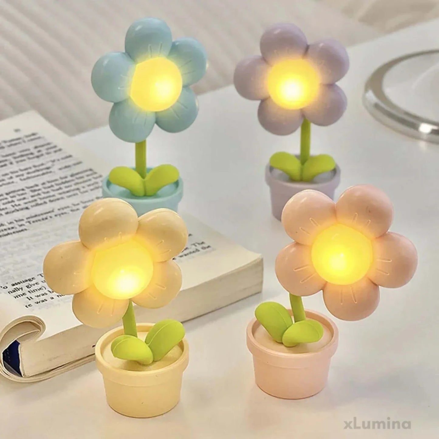 BloomLite - Kleine bloem tafellamp