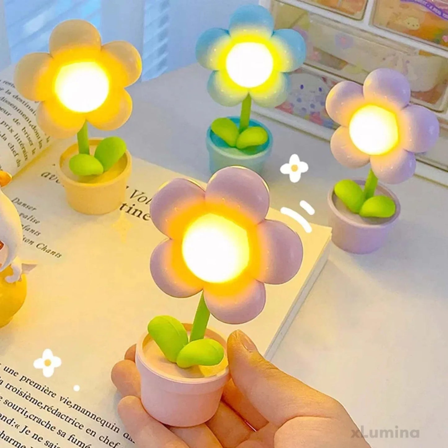 BloomLite - Kleine bloem tafellamp