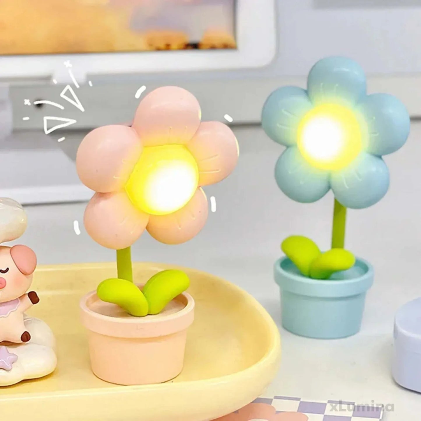 BloomLite - Kleine bloem tafellamp