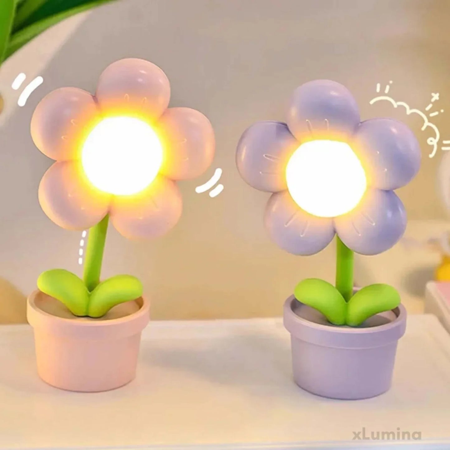 BloomLite - Kleine bloem tafellamp