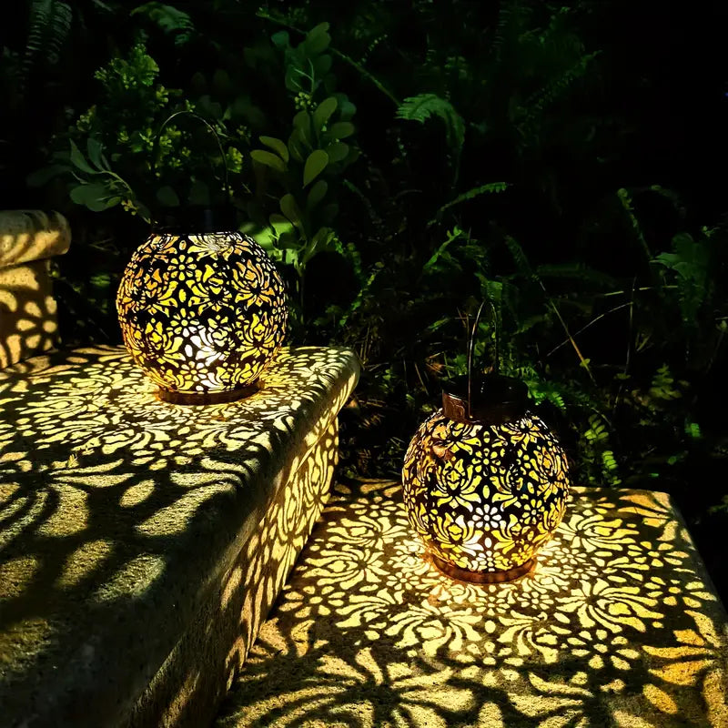 LunaLush | Retro & Elegante Zonnetuinlantaarn