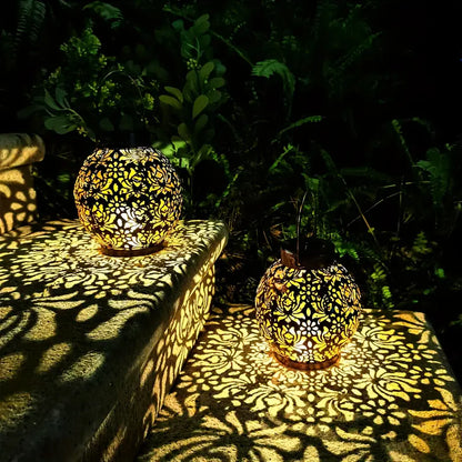 LunaLush | Retro & Elegante Zonnetuinlantaarn