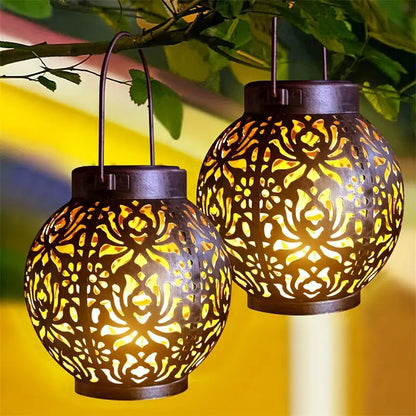 LunaLush | Retro & Elegante Zonnetuinlantaarn
