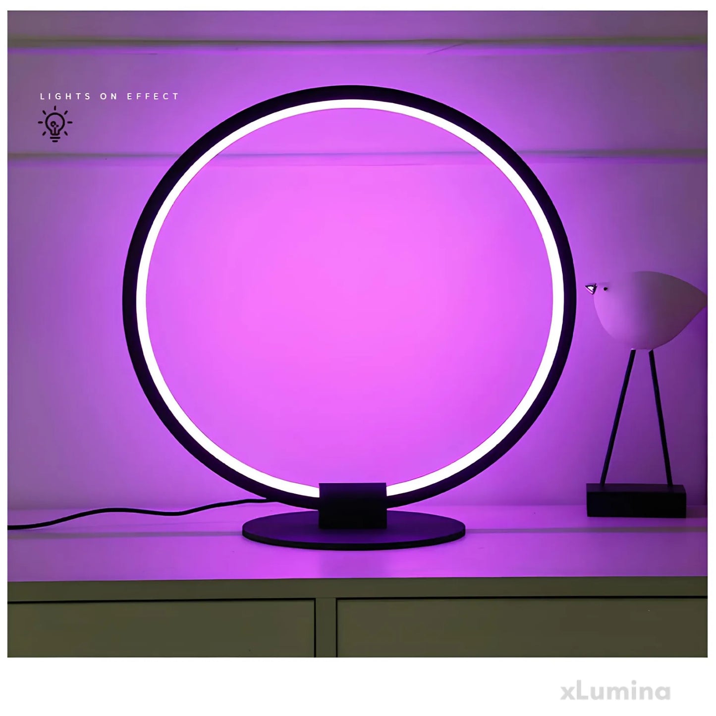 ColorBurst - Kleurrijke achtergrond tafellamp