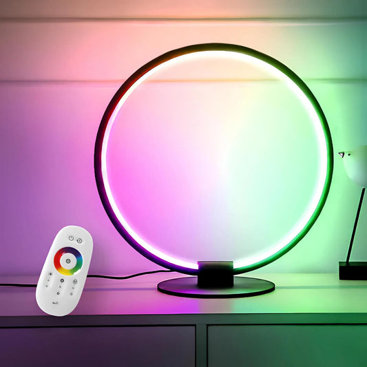 ColorBurst - Kleurrijke achtergrond tafellamp