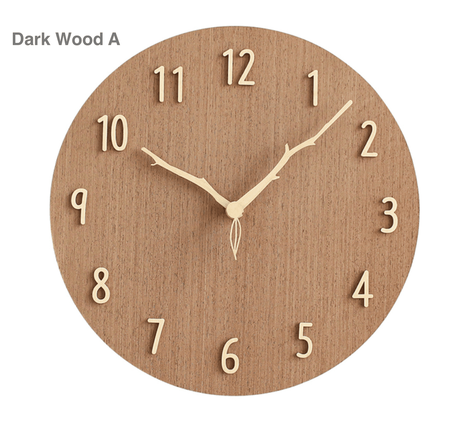 TimberTime | Stijlvolle Houten Wandklok