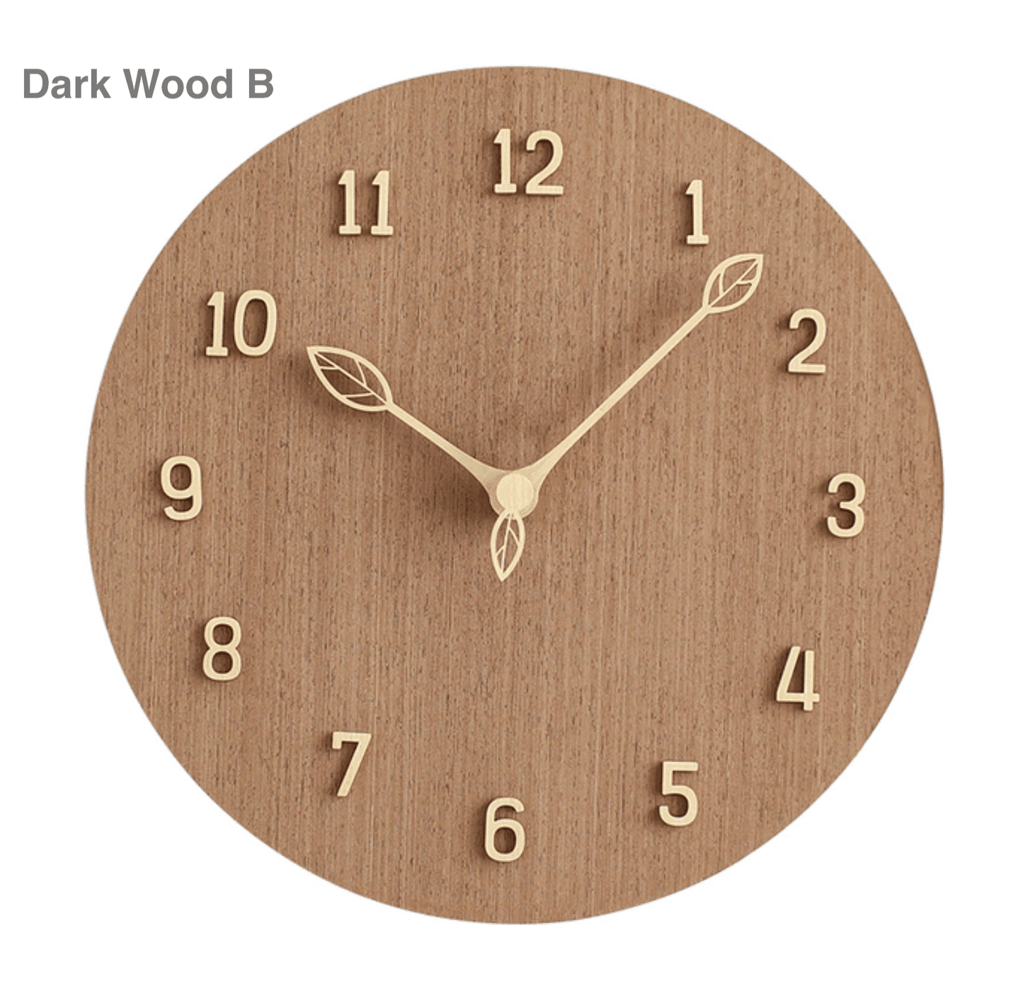 TimberTime | Stijlvolle Houten Wandklok