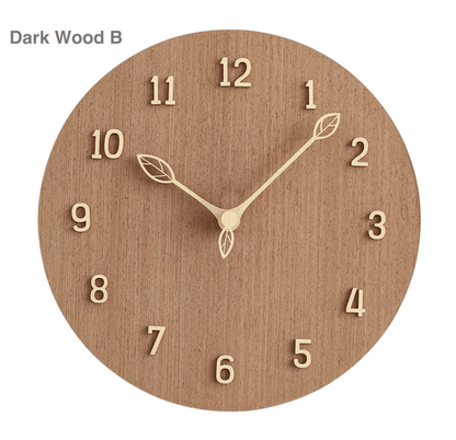 TimberTime | Stijlvolle Houten Wandklok