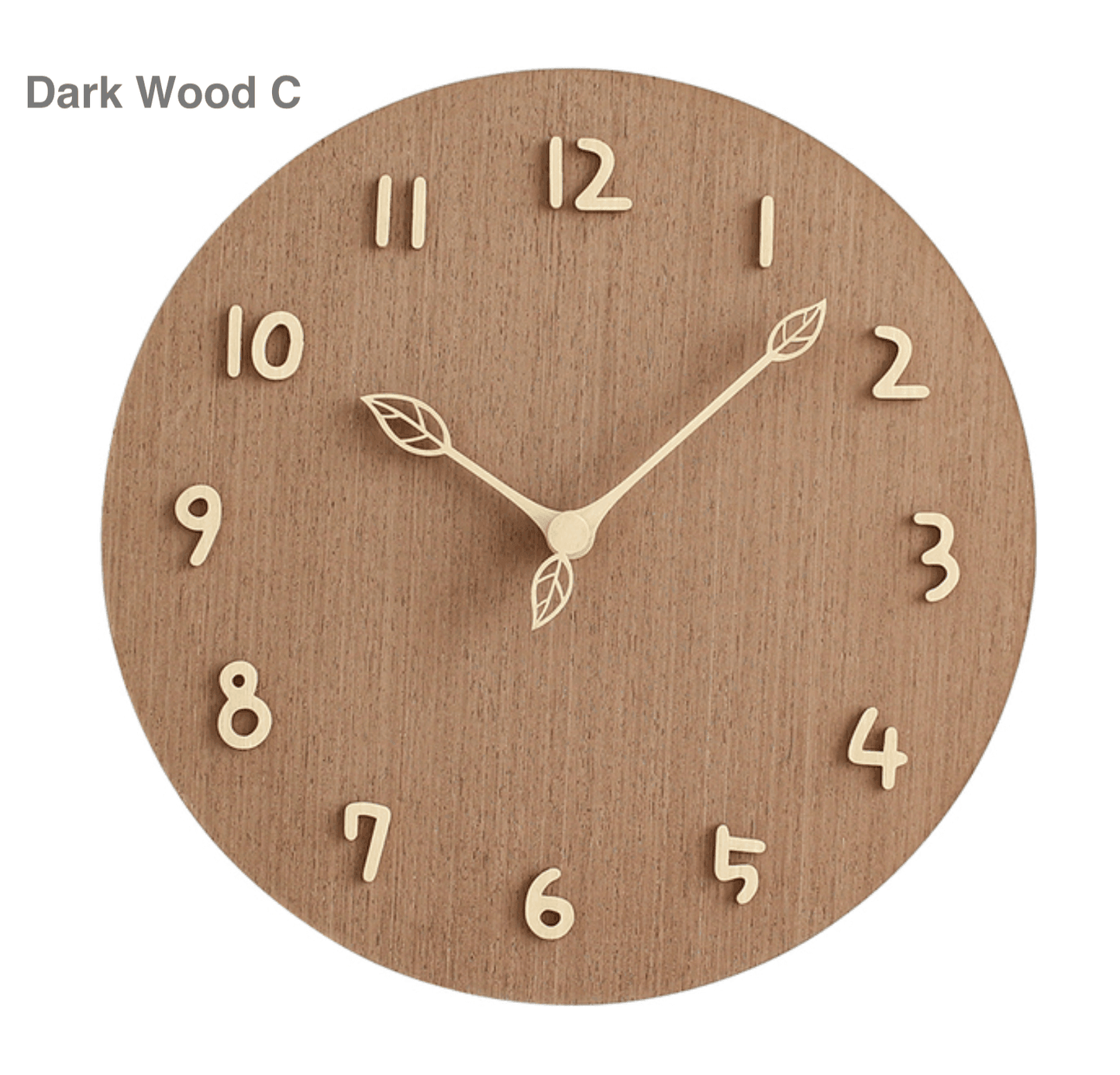 TimberTime | Stijlvolle Houten Wandklok